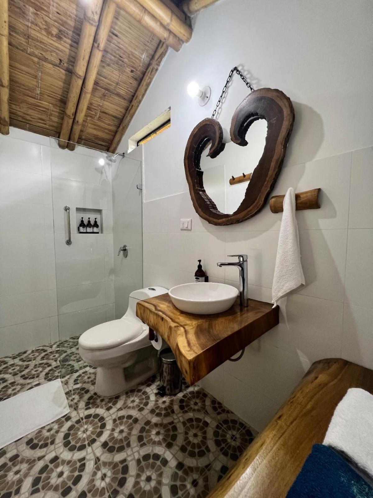 Eco Hotel Hacienda El Diamante بوغا الغرفة الصورة